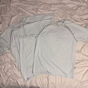 2 CARHARTT FR Shirt Mens LT Flame Resistant Force Relaxed Fit CAT 1 Workwear